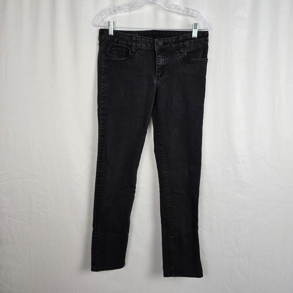 Kut from the Kloth Catherine Boyfriend Jeans Women's 6 Black